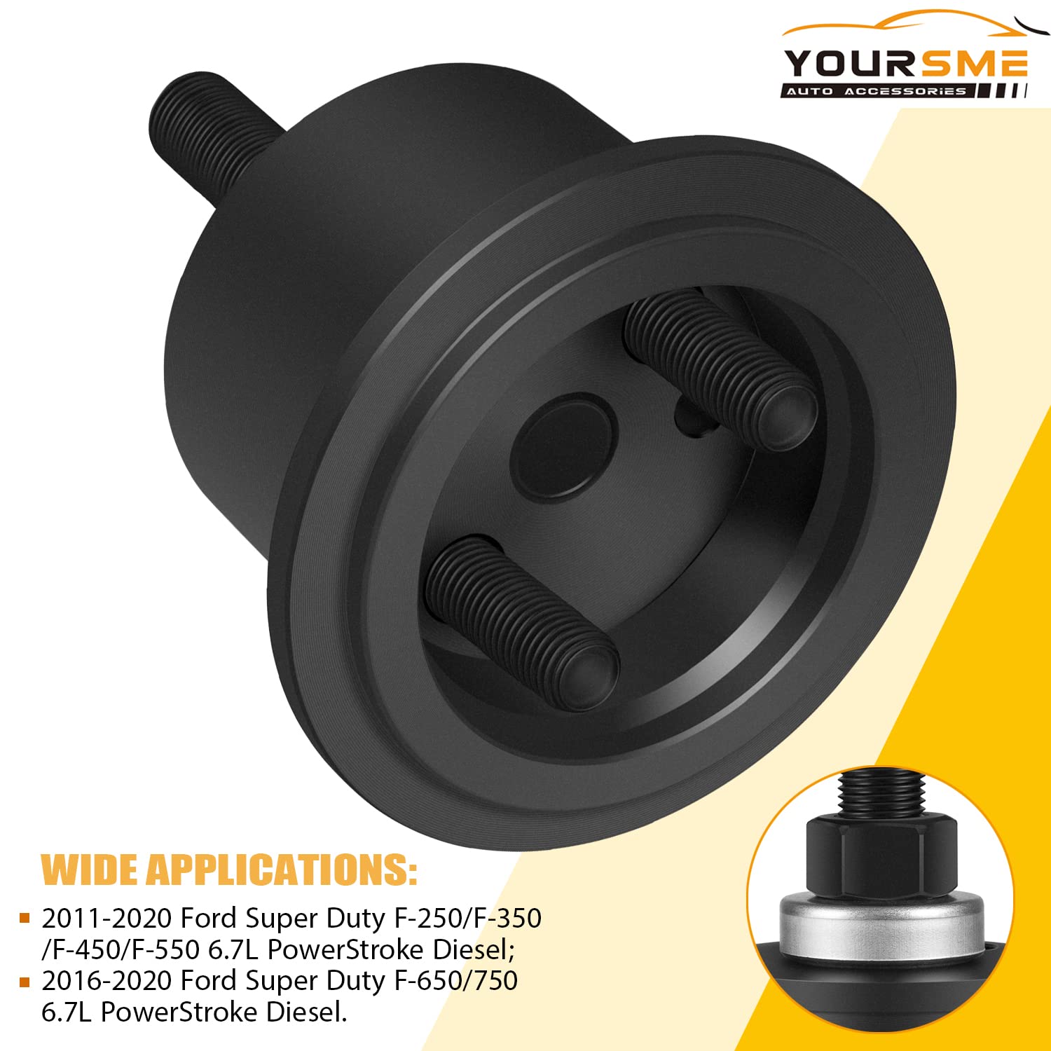 303-1510 Powerstroke Front Crankshaft Seal Installer Tool For 6.7L Ford ST-152 - View #5