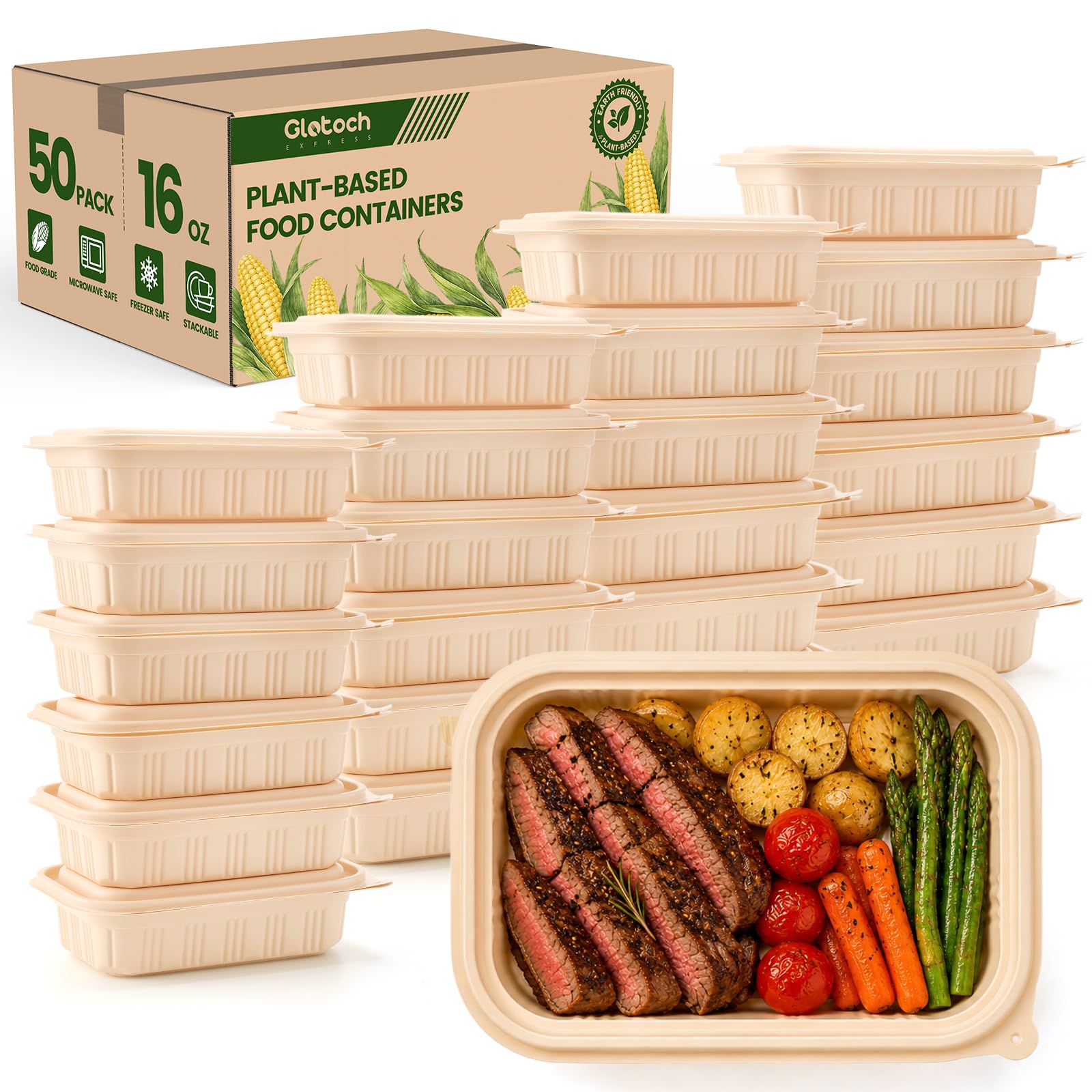Cornstarch Small Meal Prep Containers Buy Cornstarch Small Meal Prep Containers