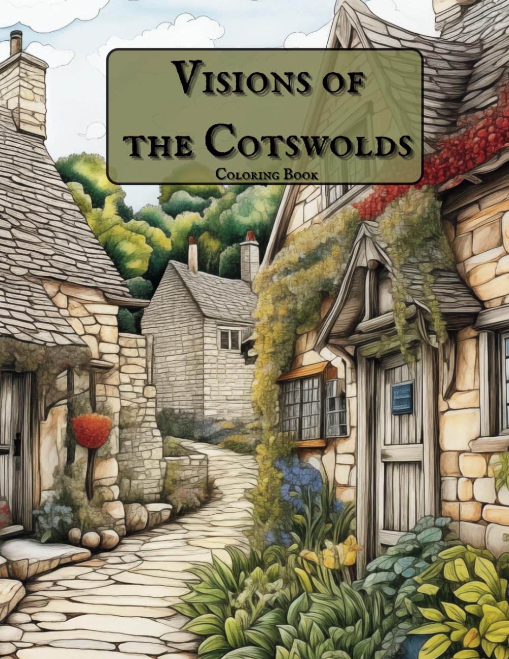 Visions of The Cotswolds Coloring Book