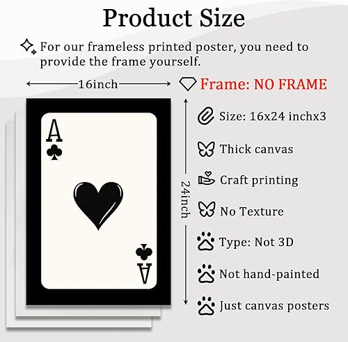 Miniatura 3 de Lienzo estético de moda para pared, impresiones vintage funky en blanco y negro, pintura estética moderna, pósteres retro de 8 bolas, póster de