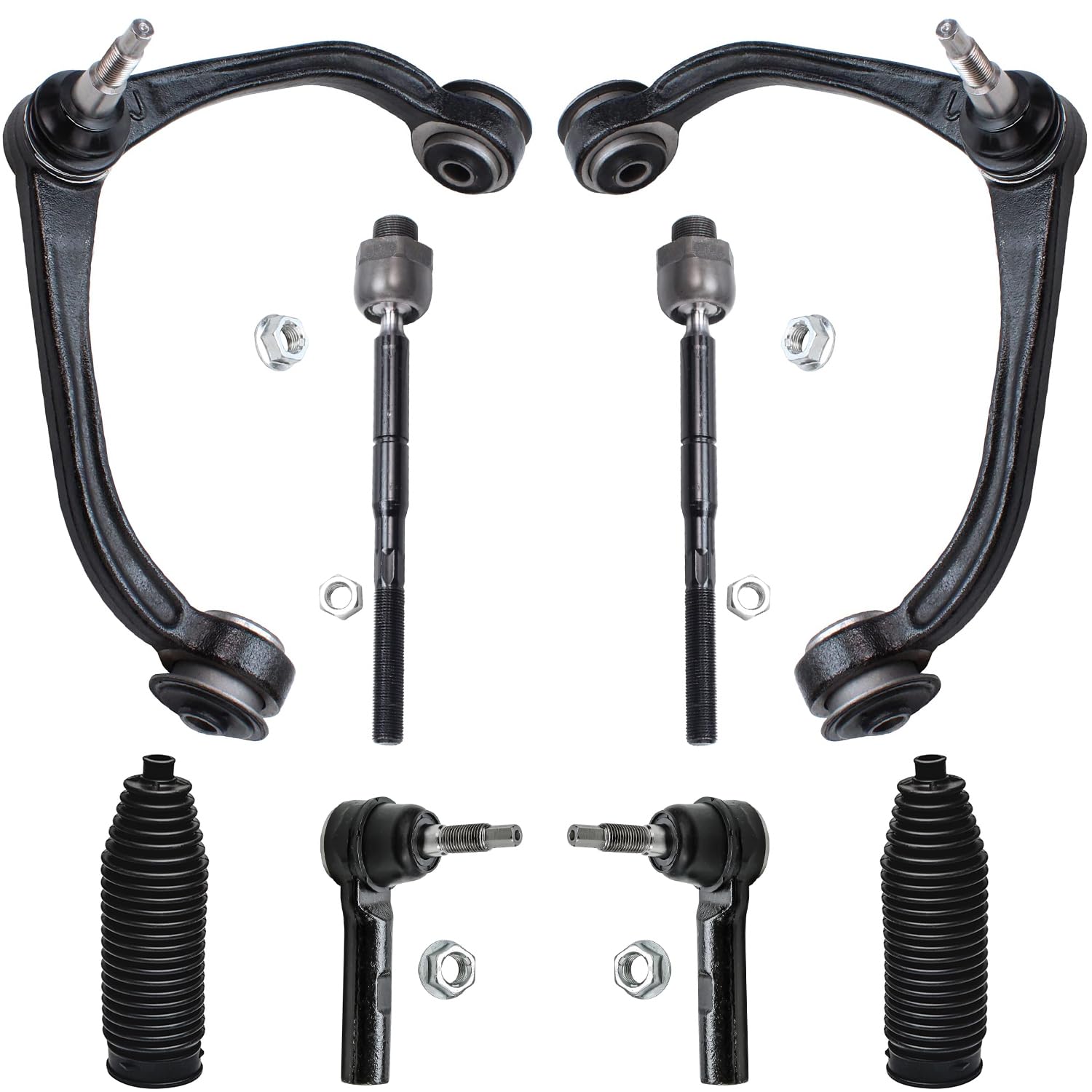 Detroit Axle - 8pc Front End Kit for 2005-2010 Dodge Dakota