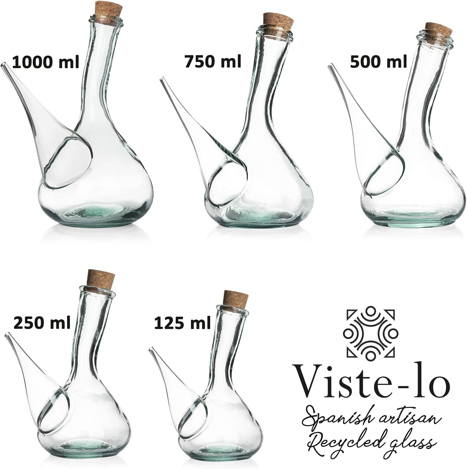 Amazon | Artisan Glass Porron.Glass Wine Porron 750ml.Porrons 
