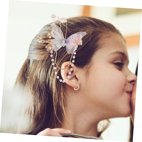 Miniatura 3 de POPETPOP 2 pinzas para el pelo de las mujeres Horquillas para el de mujer, pinzas para el pelo de estilo chino, accesorios para el cabello nupcial,