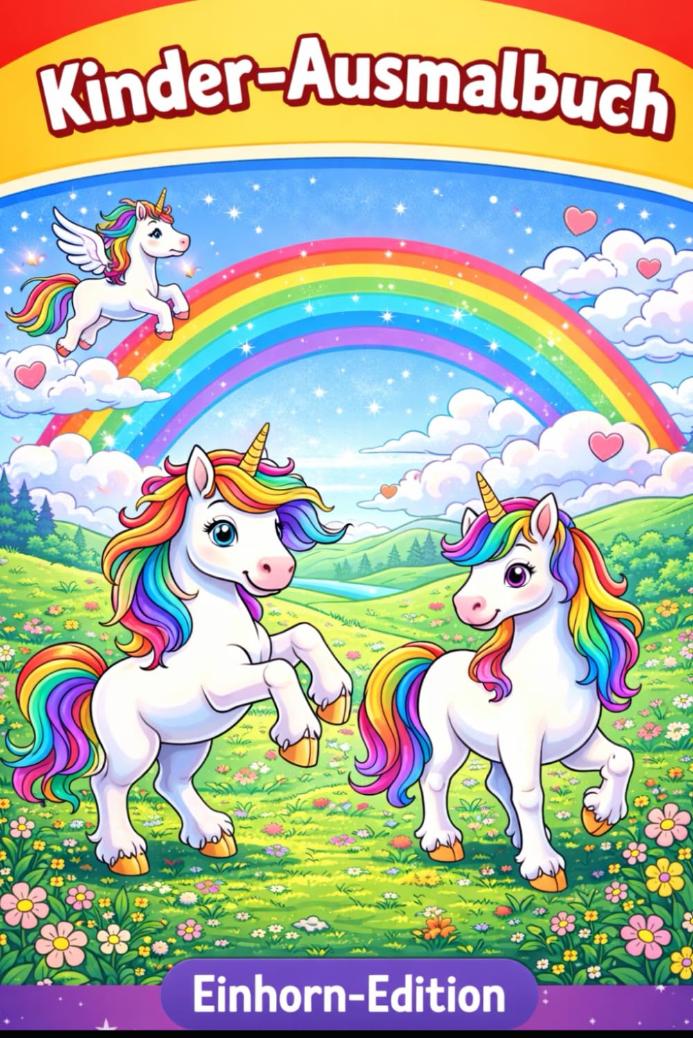Kinder - Ausmalbuch: Einhorn - Edition