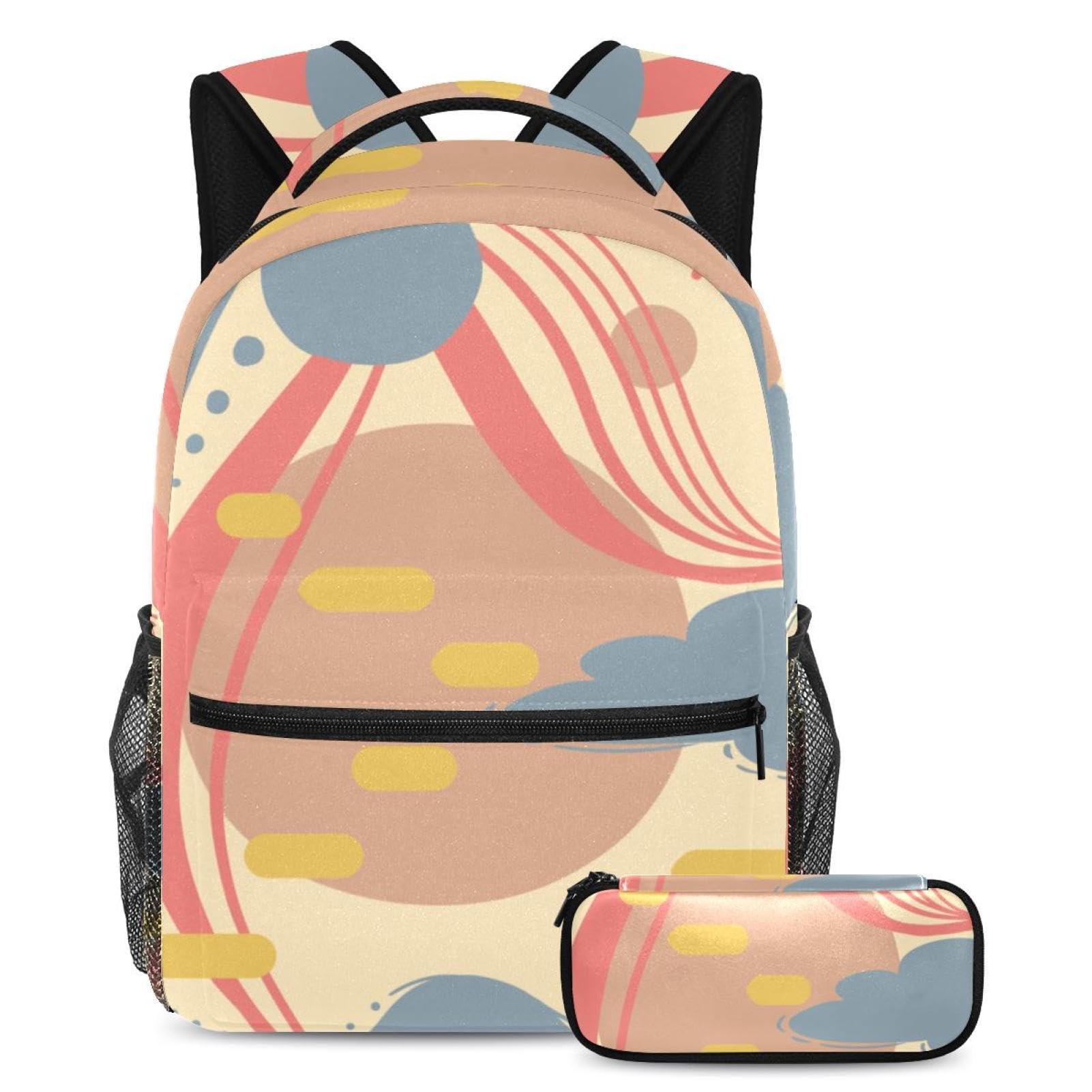 Sacs à dos avec trousse pour enfants garçons et filles multicolore - 7