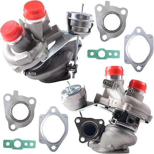 DOFOCH Turbocompresor turbo izquierdo y derecho para Ford F150 F-150 V6 3.5L 2013-2016 GAS 53039880470, 53039880469, DL3E6K682AE, DL3E6K682AA