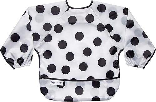 Miniatura 1 de Tiny Twinkle Mess Proof Baby Bib, Cute Long Sleeve Bib Outfit, Waterproof Bibs for Toddlers, Machine Washable, Baby Smock