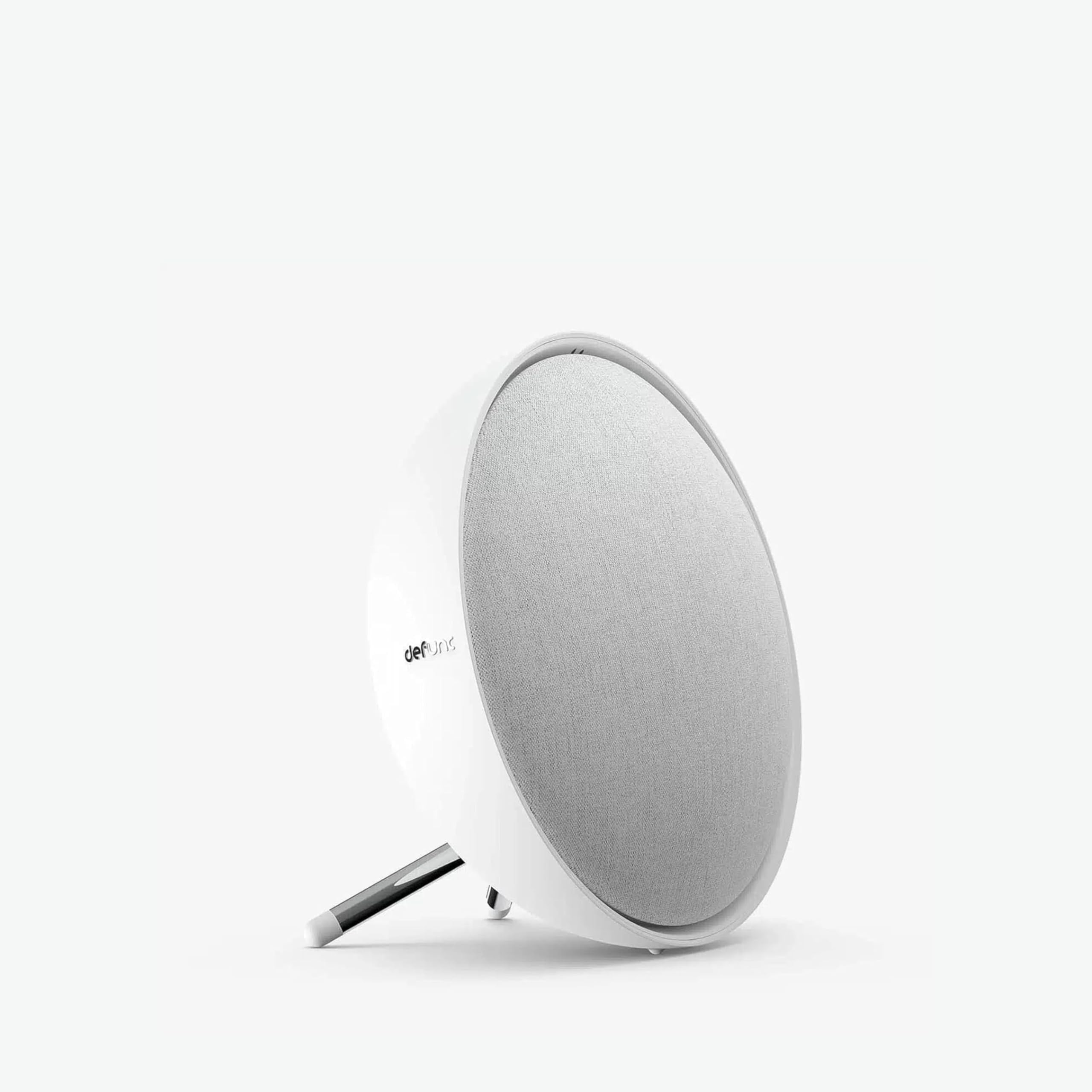 DefuncHome Small WiFi Speaker, Alexa, AirPlay, Spotify, Tidal Compatible, Stereo Sync Enabled, 40 Watts Rich Bass Reflex, Home and Office Speaker, App Controlled, White