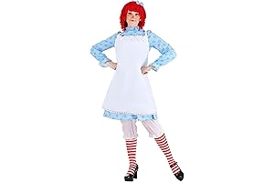 Nostalgic Ragamuffin: Embody Childhood Magic in Our Enchanting Raggedy Ann Costume