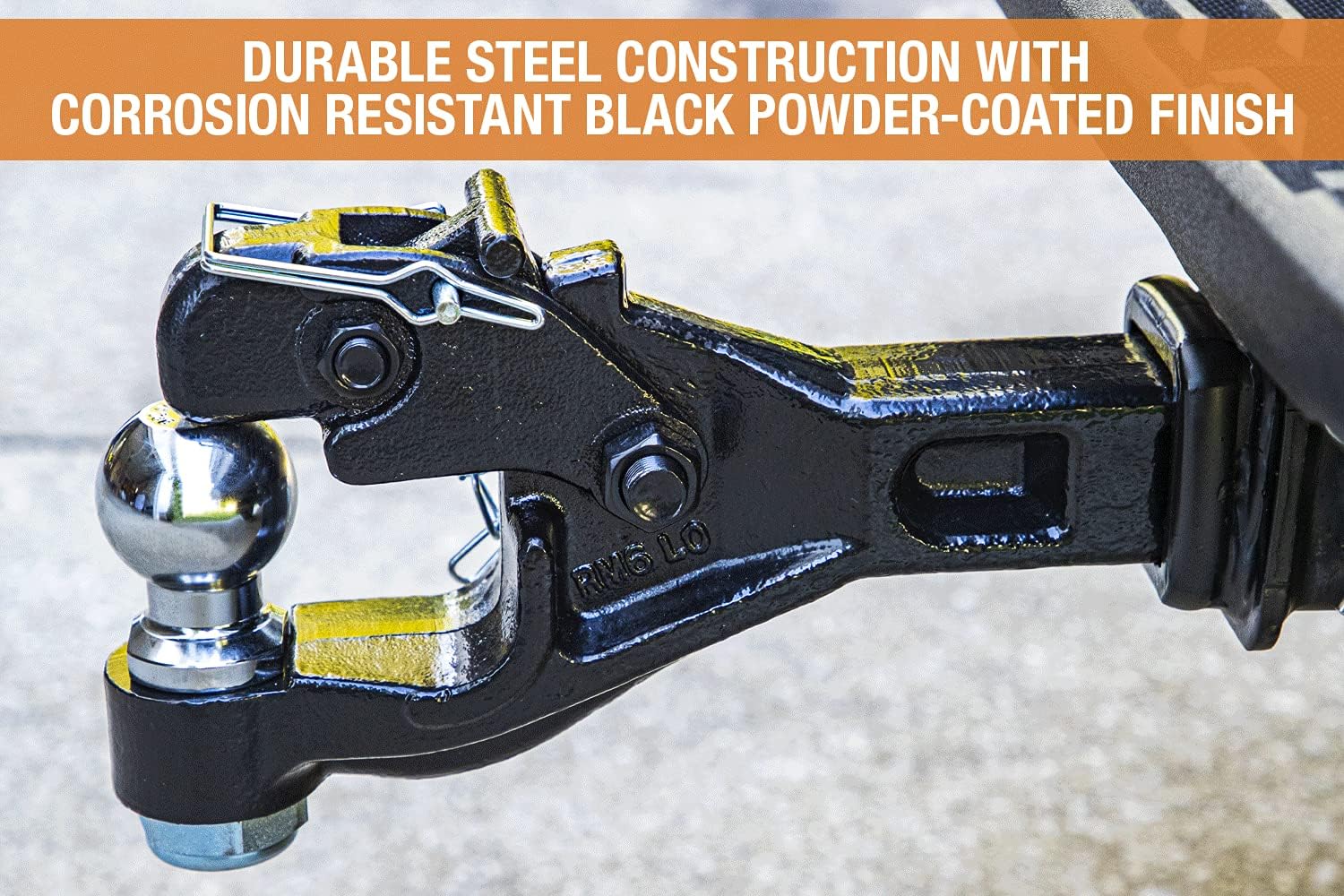 Buyers Products RM62516 6-Ton Receiver Mount Combination Hitch with 2-5/16 Inch Ball, Black