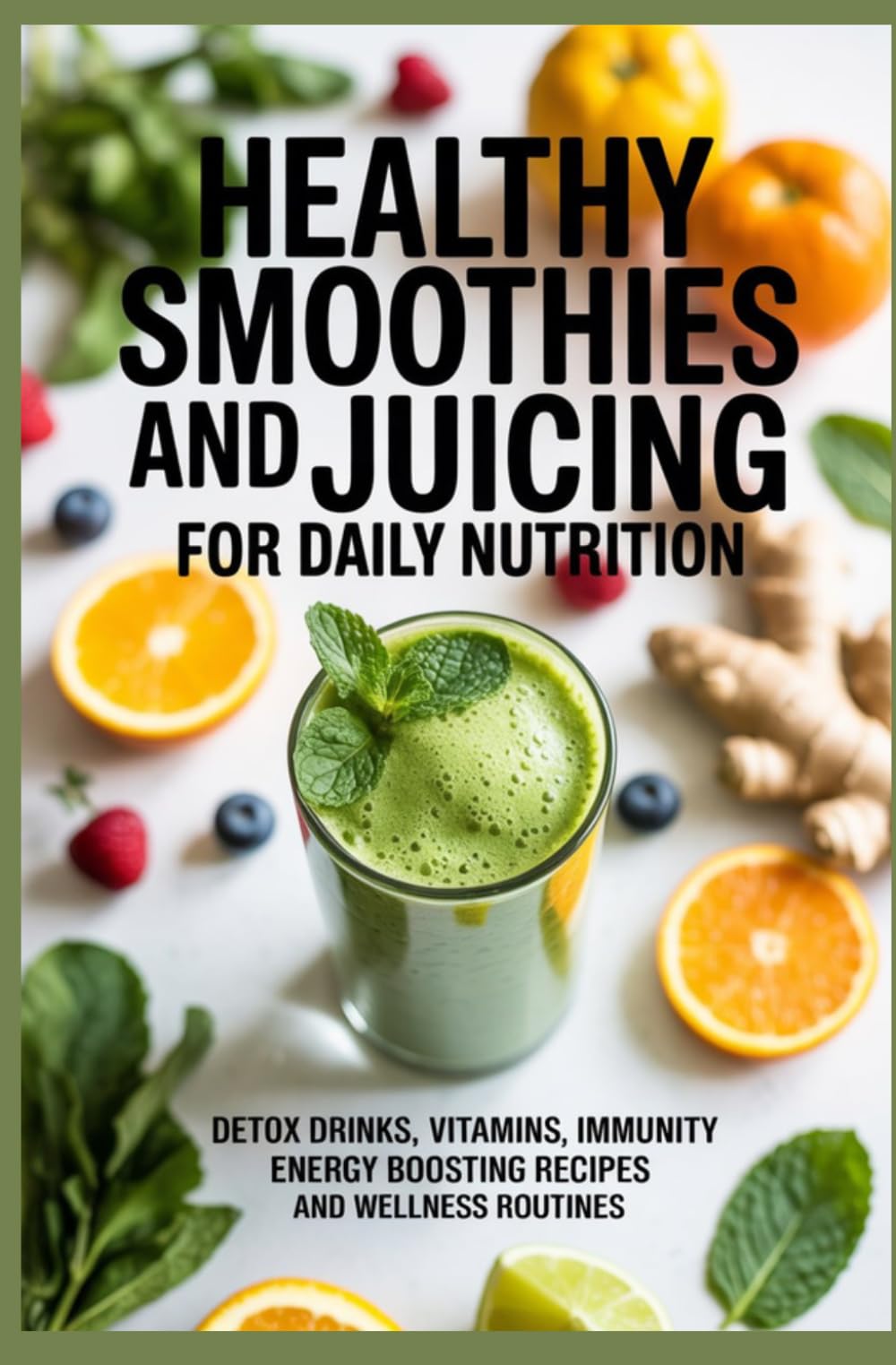 HEALTHY SMOOTHIES AND JUICING FOR DAILY NUTRITION: Detox Drinks Vitamins Immunity Energy Boosting Recipes and Wellness Routines