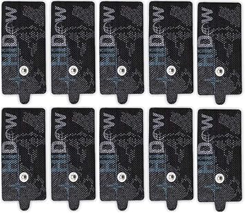 HiDow 5 Pair Snap on TENS Unit Stim Electrodes Pads | Premium Quality Electrode Pads for Hi-Dow Compatible with Any TENS EMS Units 3.5m Snap on