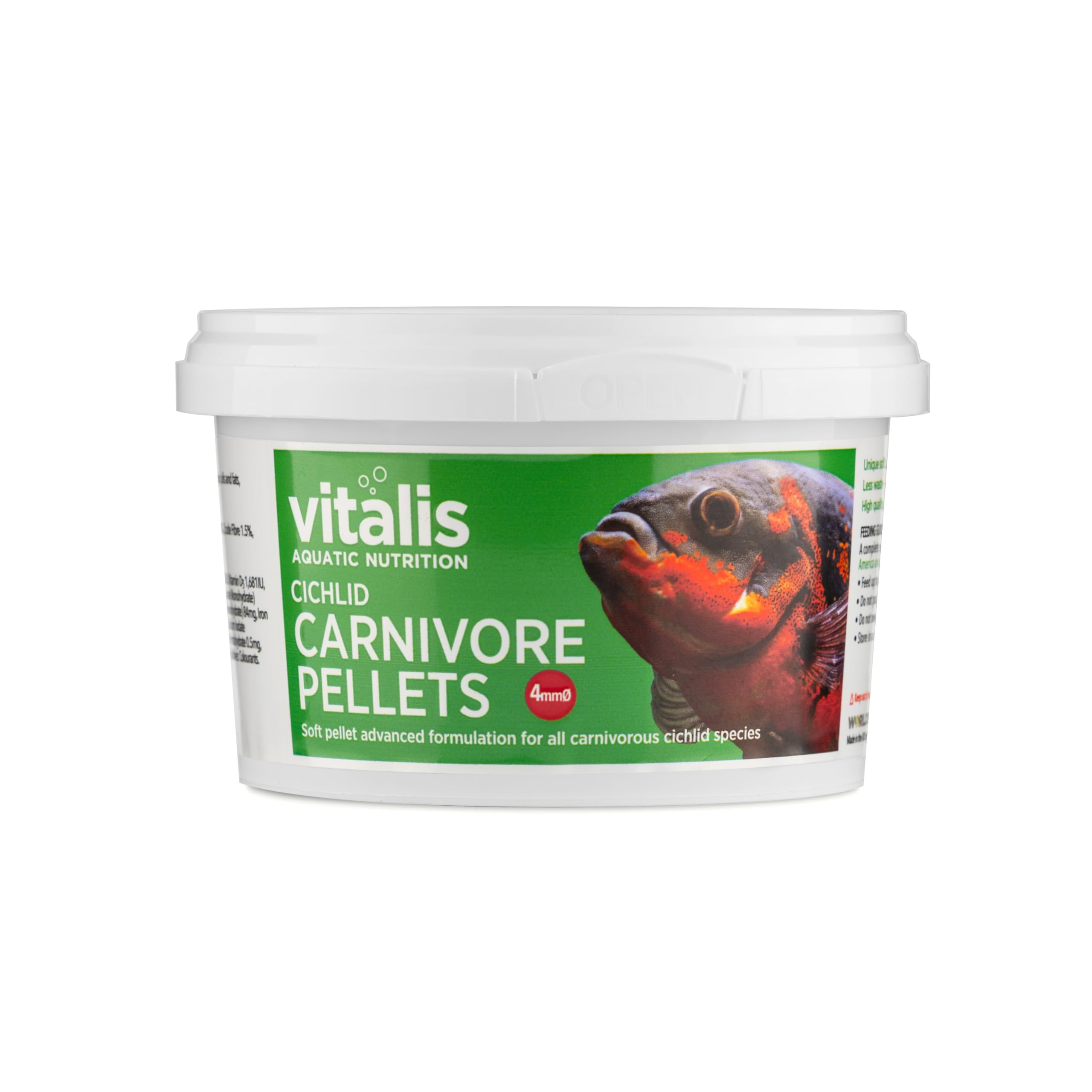 Vitalis Cichlid Carnivore Pellets 1mm