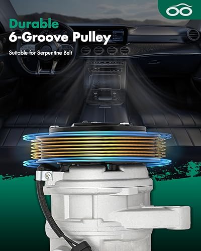 Vista 253 de SCITOO Compresor de CA apto para H-onda Prelude 2.2L 2001 para H-onda Civic para A-cura EL 1.7L 1997 1998 1999 2000 2001