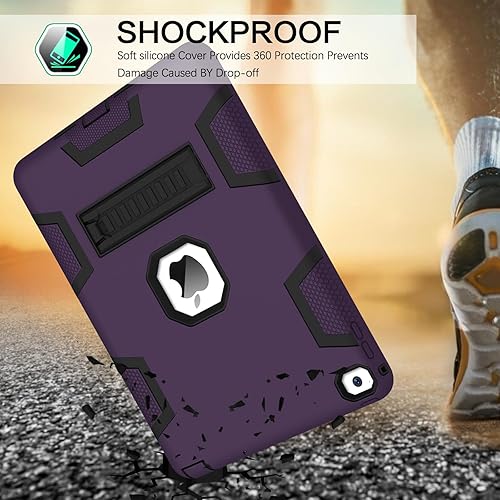 Miniatura 3 de BENTOBEN Funda para iPad Air 2, iPad Air de 2 generación, 3 en 1, resistente a prueba de golpes, soporte protector para niños, niñas, mujeres,