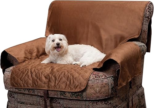 Miniatura 1 de PetSafe Solvit - Protector de cama para mascotas, cobertura completa, color cacao