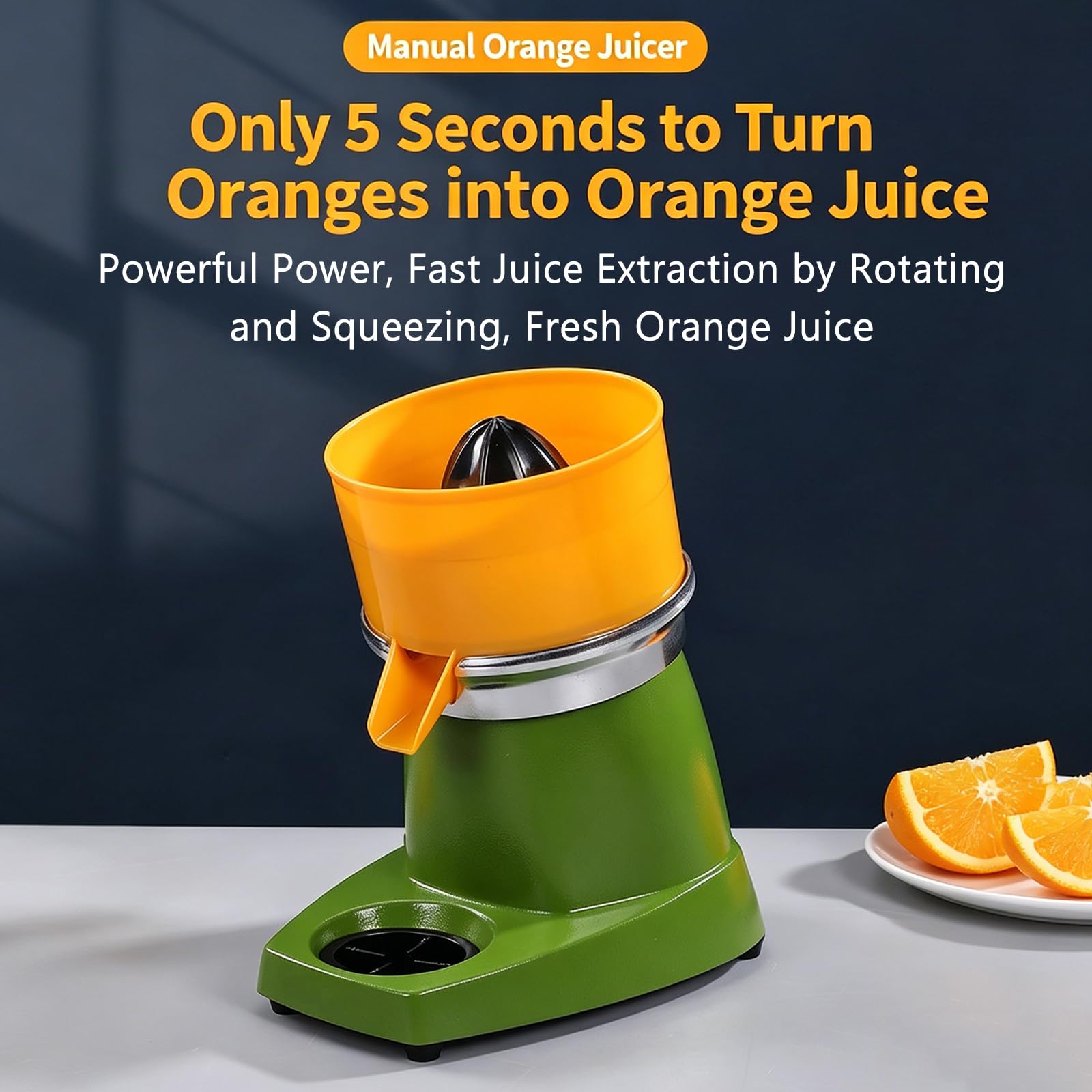 Prensa eléctrica de cítricos, exprimidor de limón comercial, exprimidor de naranja de alta eficiencia, fácil de limpiar, motor de 1400 rpm, para uso en cocina de restaurante