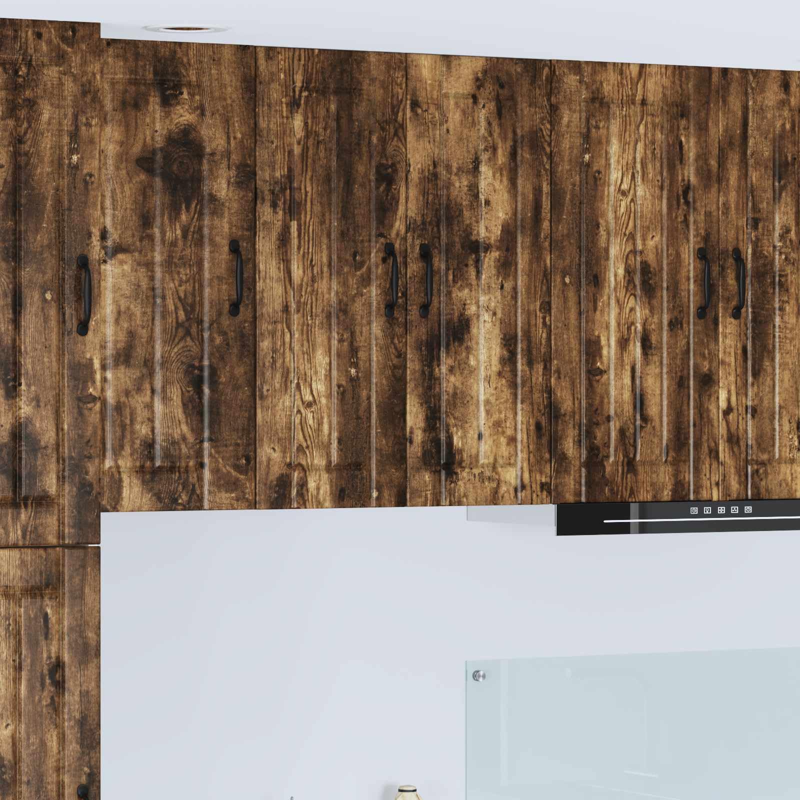 Küchenschrank Geräucherte Eiche, 60x31x80 cm Holzwerkstoff, Langlebiger Küchenschrank für Kochutensilien, Praktische Aufbewahrungslösung