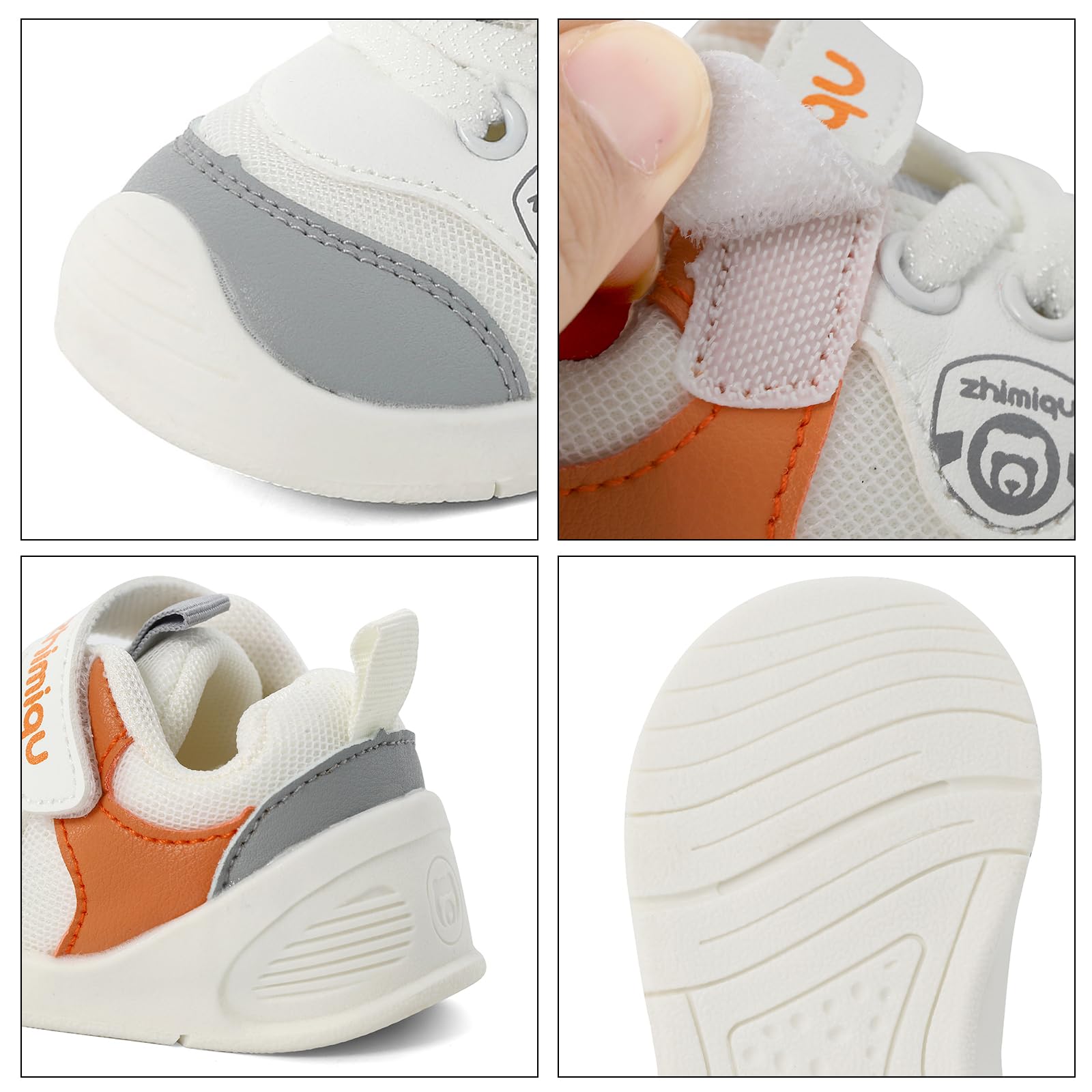 1-3 Jahre Baby Sneaker Baby Jungen Mädchen Lauflernschuhe Kleinkinder Schuhe Atmungsaktiv und Antirutsch