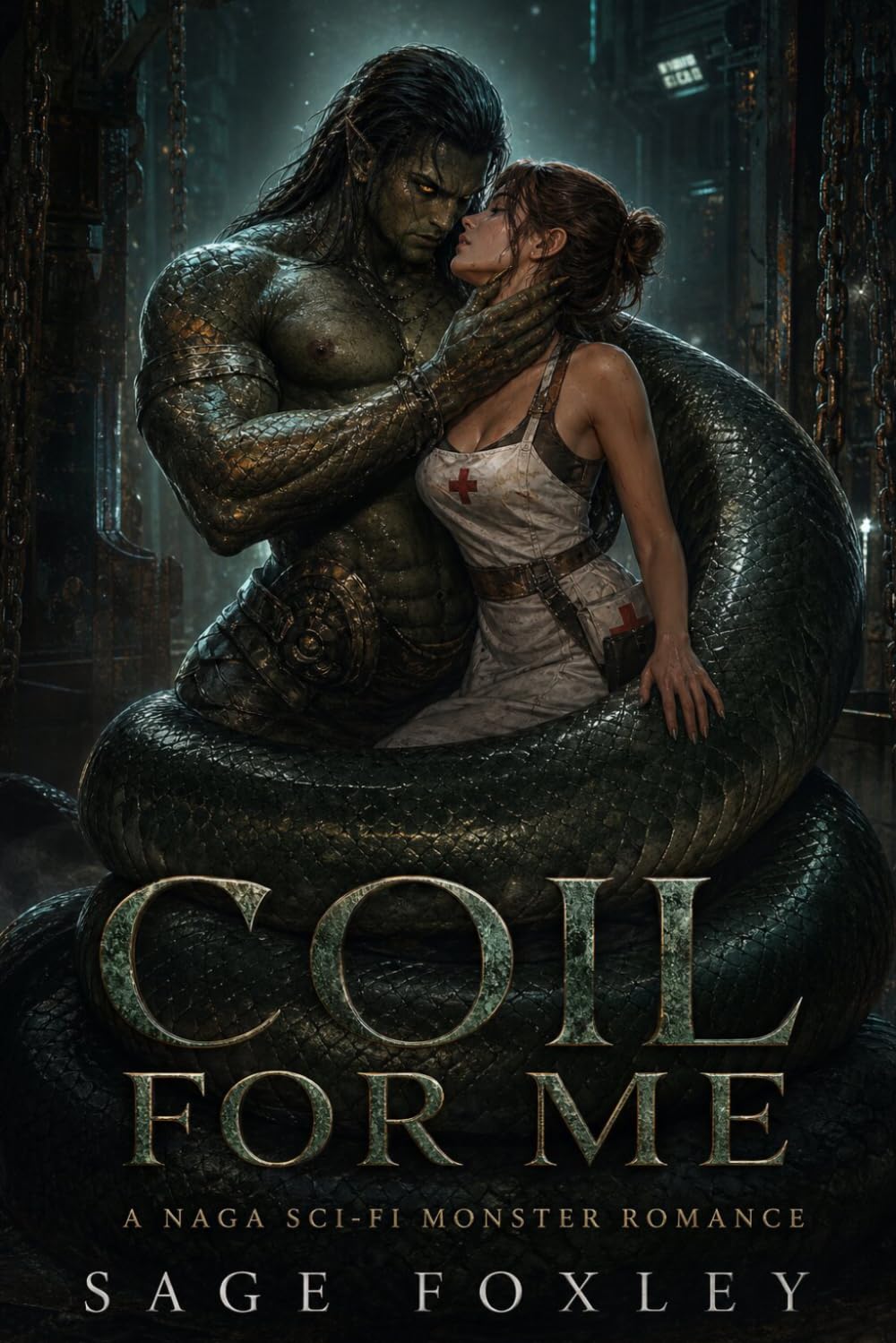 Coil For Me: A Naga Sci-Fi Monster Romance: 6 (Terminus Station Aliens)