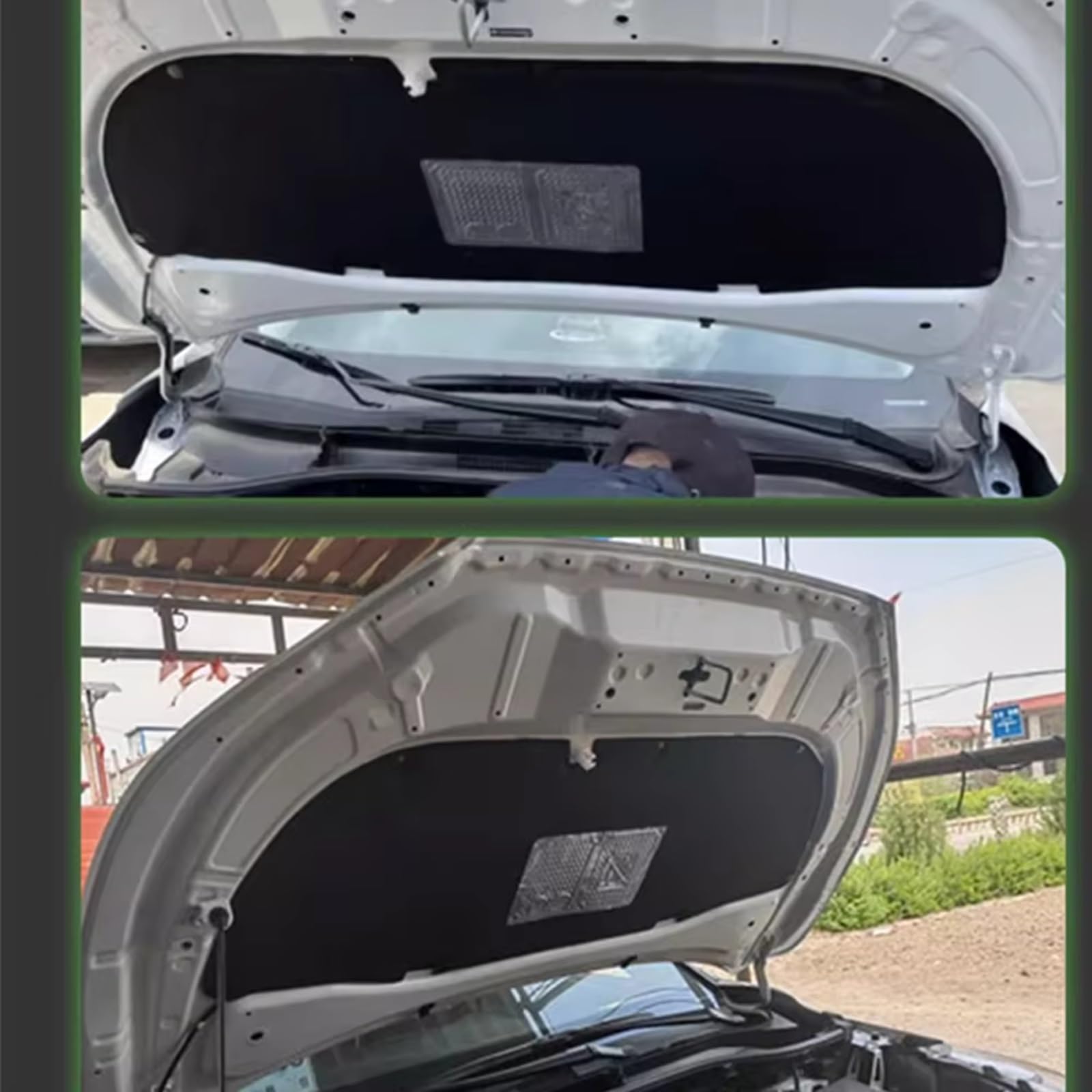 Componenti Vano Motore Auto Cappuccio Isolante Motore Pad Cotone Copertura Insonorizzata Calore Zerbino Compatibile Con Hyundai Per Sonata Per I45 2010 2011 2012 2013 2014