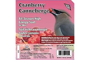 Heath Outdoor Products DD-27 Cranberry Suet Cake Wild Birds Variety Pack