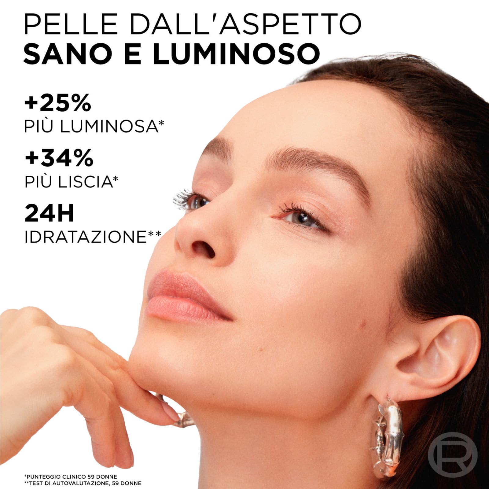 L'Oréal Paris Rozjaśniający krem do twarzy, odpowiedni do skóry wrażliwej, wygładzający i wyrównujący, miękka i elastyczna skóra, z witaminą C i kwasem salicylowym, Revitalift, 50 ml
