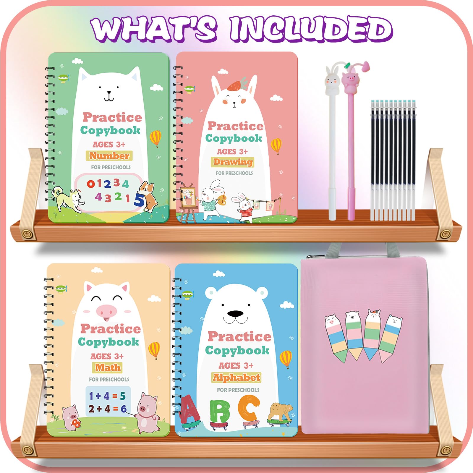 Grooved Handwriting Books For Kids Magic Practice Copybook Cursive