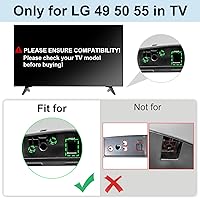 Vista 3 de Soporte de TV de 49 pulgadas, 50 pulgadas, 55 pulgadas, patas de TV LG para 55UJ6300, 55UJ6540, 55UK6200, 55UK6300, 55UK6500, 55LJ550M, 55UM7300