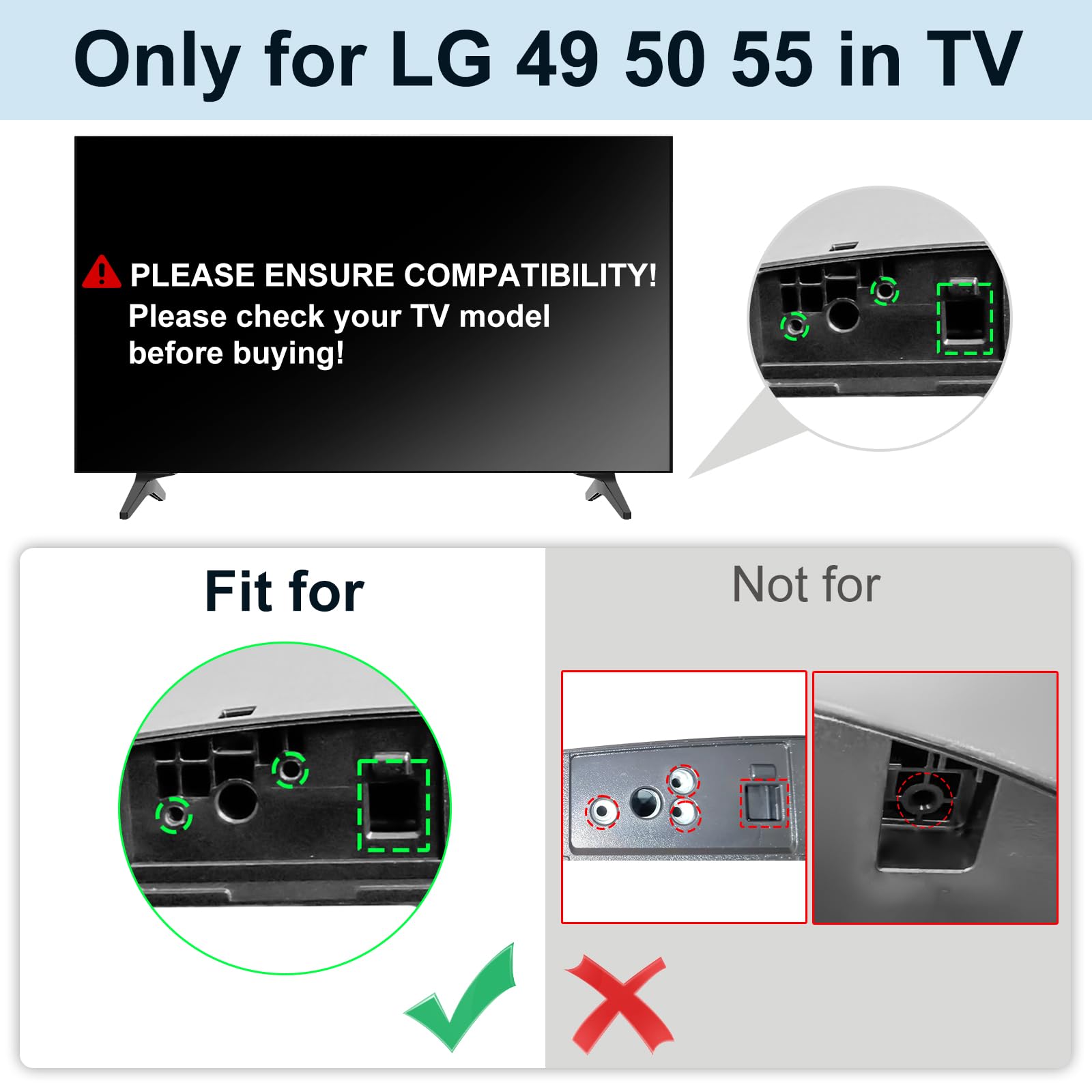 価格応相談55インチ　LG　55UK6300PJF スタンド部品欠品 Amazon | LG TV脚交換用スタンド 49 50 55インチ LG TVスタンド用