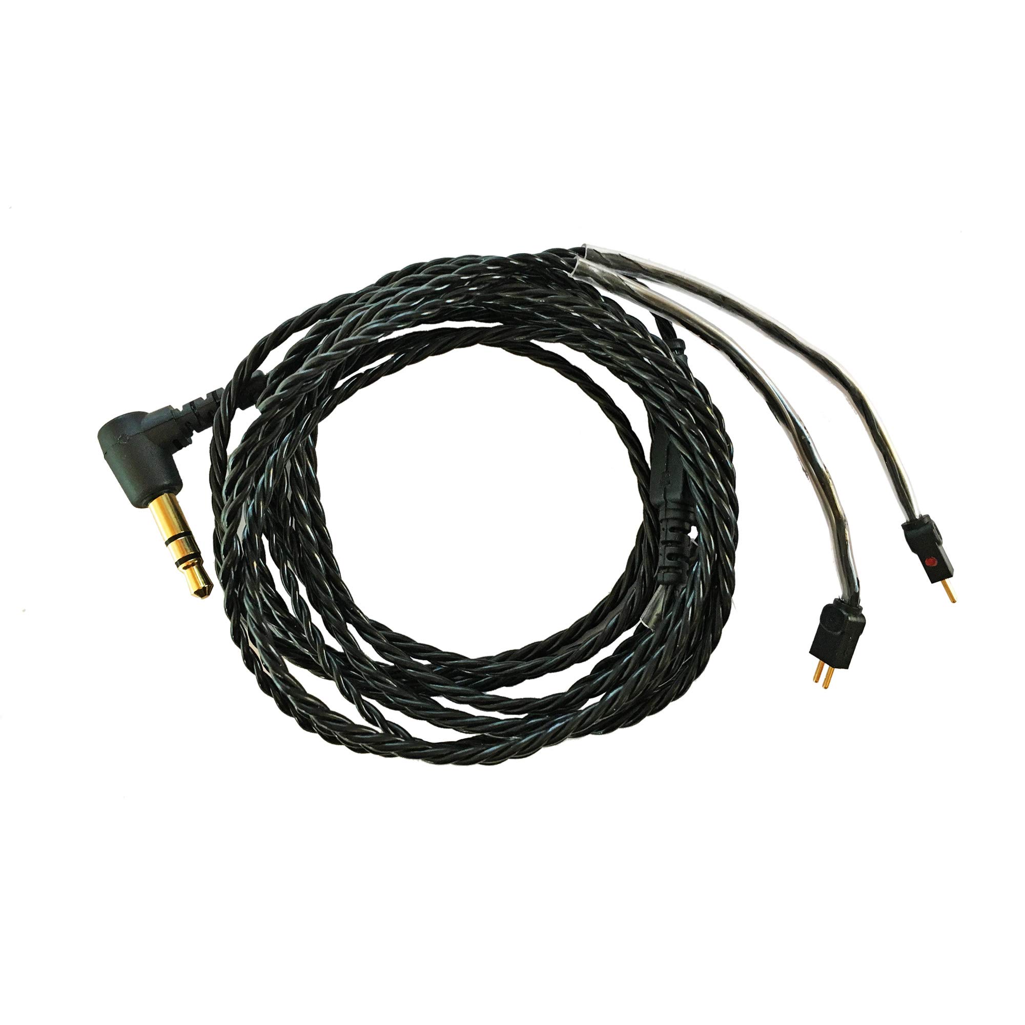 HL4400 Écouteurs Intra-Auriculaires avec Pilotes 4 Voies équilibrés Smart Surface Universal Design avec câble de Changement à 2 Broches et différents filtres – Noir