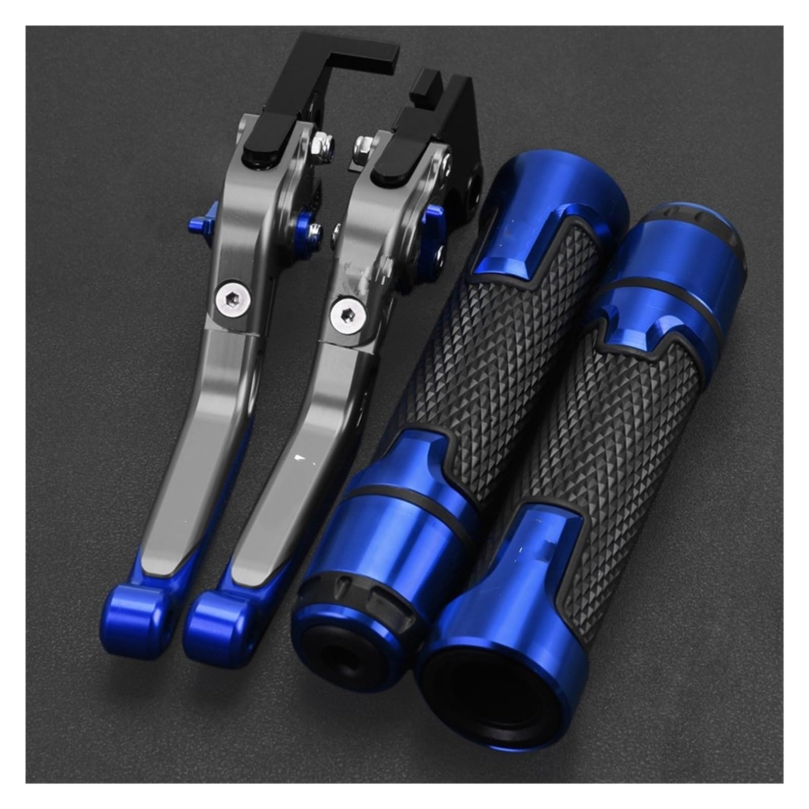 Pbqenxb Break and Clutch Levers for MT07 for FZ-07 2014-2023 Motorcycle Adjustable Brake Clutch Levers Handlebar Grips(N)