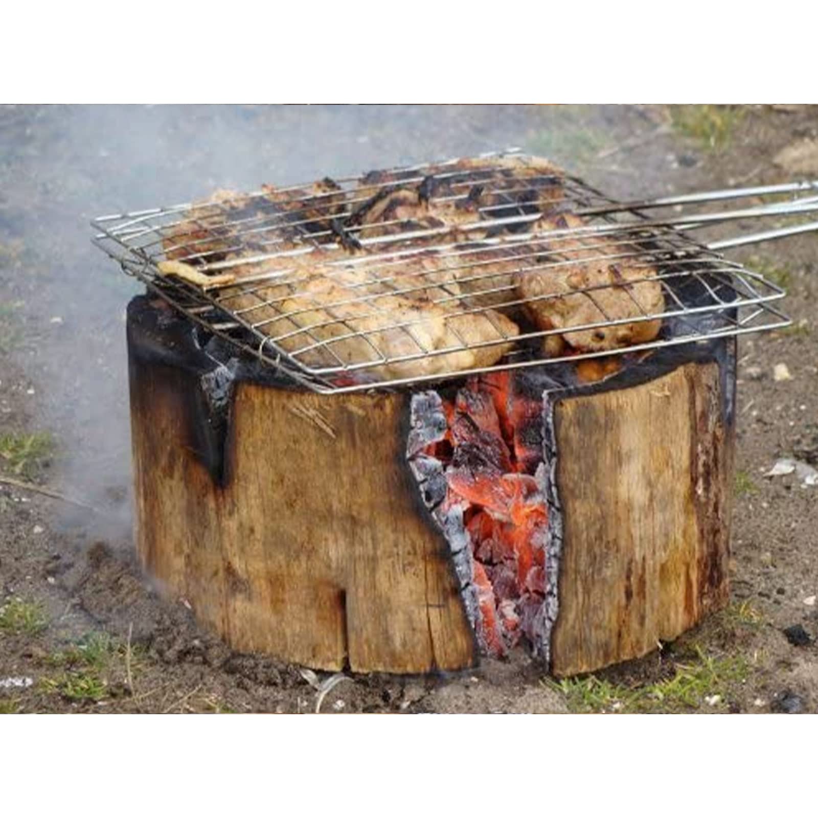 Mondo Viro Barbecue accendifuoco take away usa e getta in carbone e legno naturale in ontano (2)