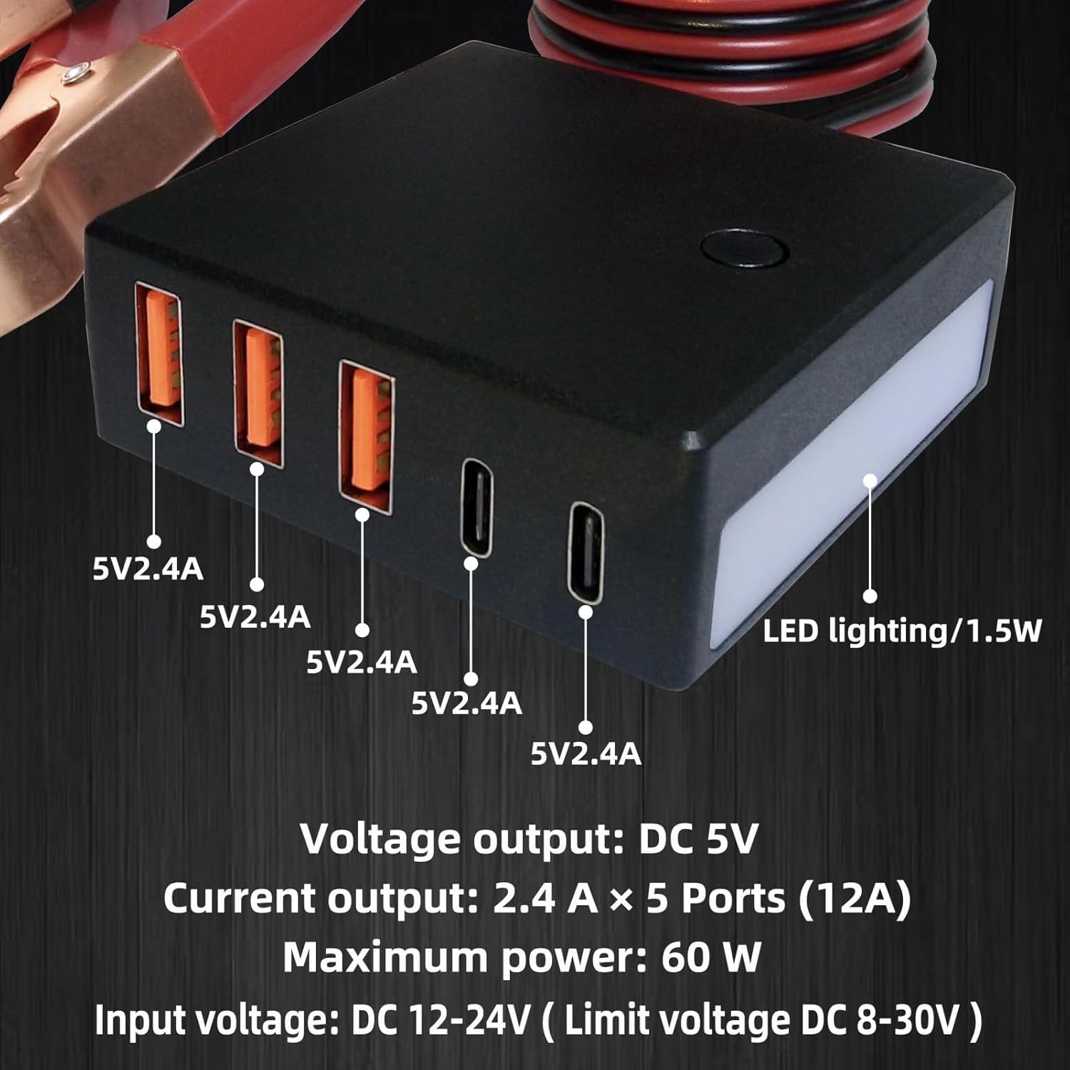 Convertisseur Boost USB DC 5V à 9V 12V Câble convertisseur élévateur USB conne