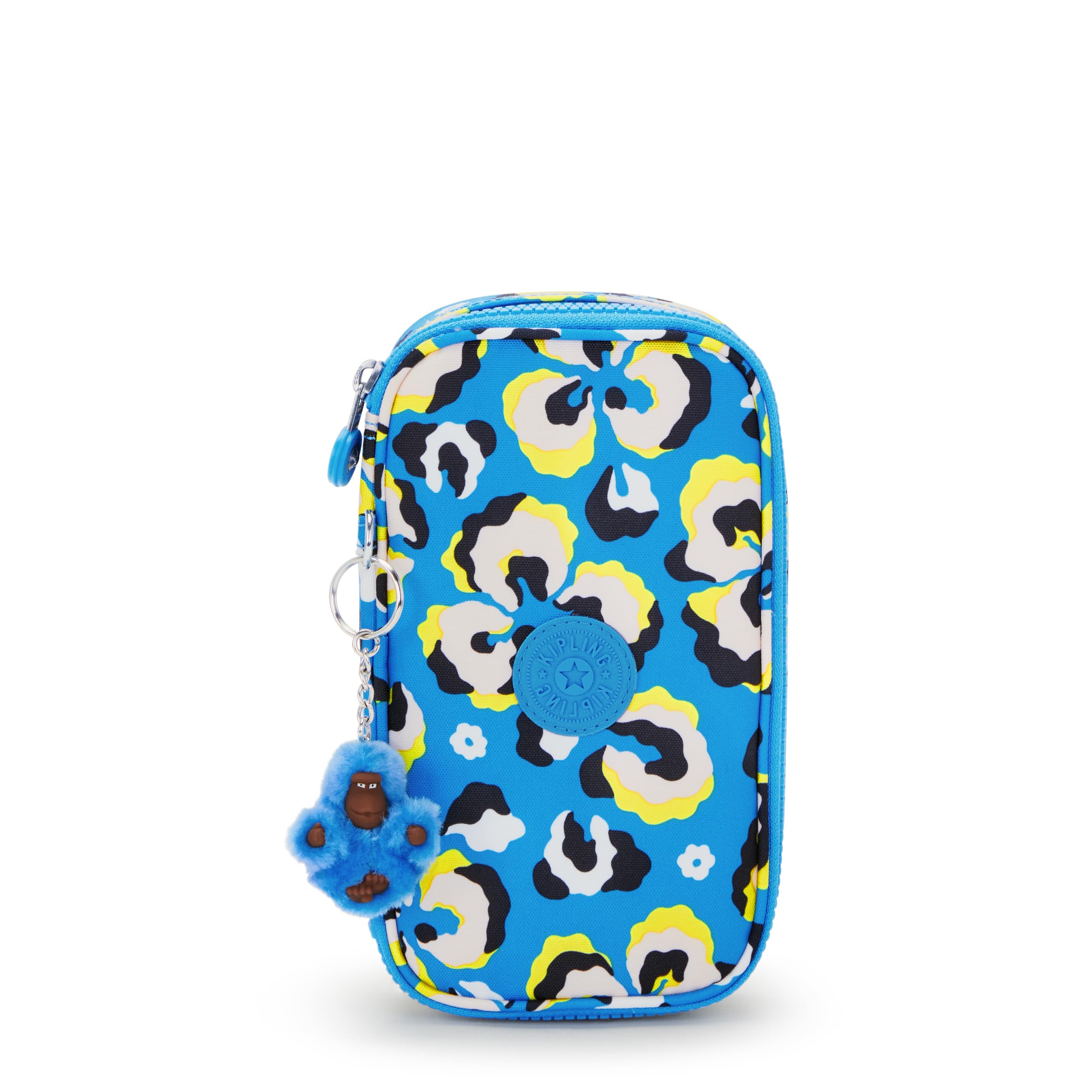 Kipling50 Pens Pouches/Cases, 21X5X11.5, Leopard Floral (Blue)