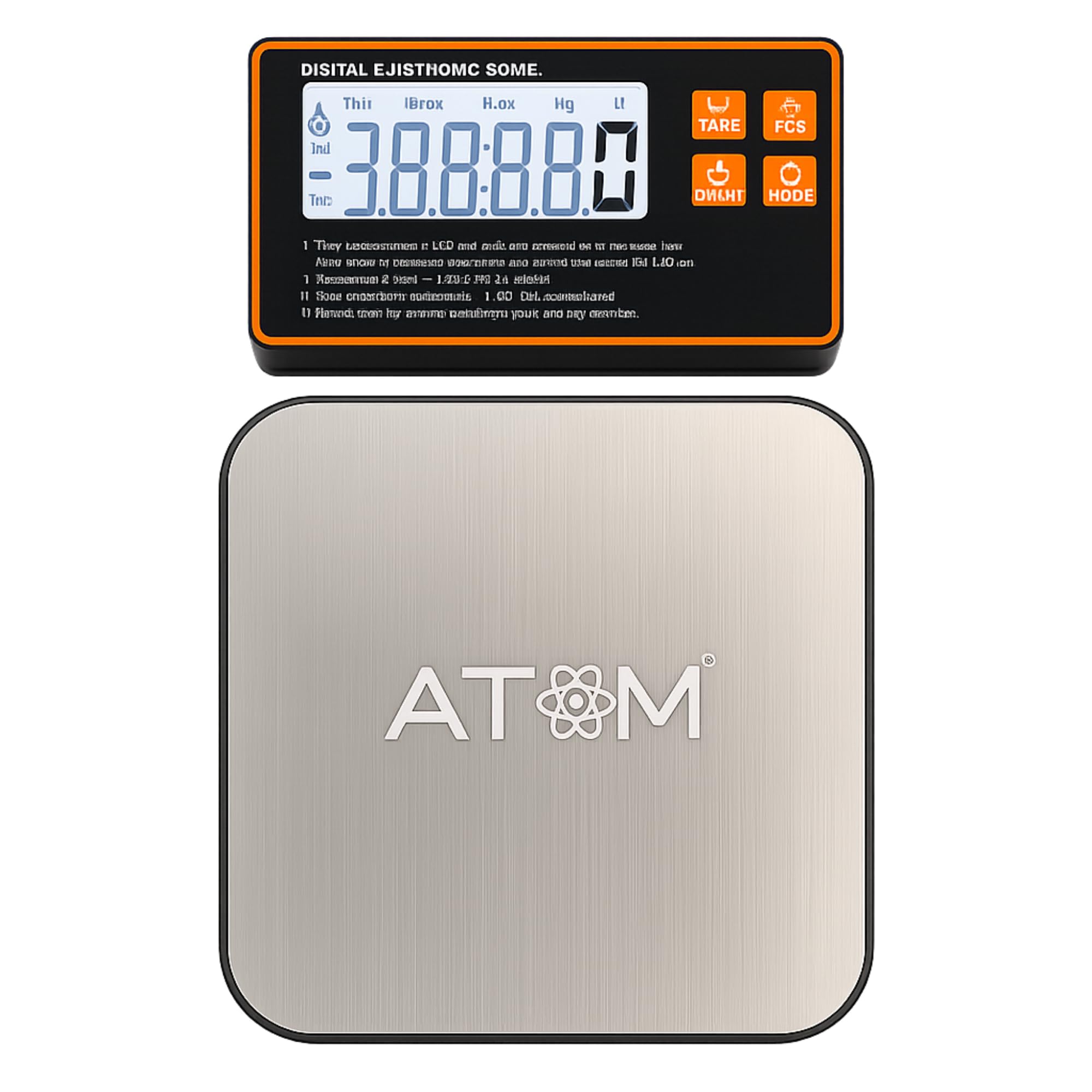 Atom A560 Digital Kitchen Scale for Home (15 Kg) | Weight Scale for Food & Kitchen Weighing Machine | 1 g Accuracy with Tare, Multiple Weighing Modes & Piece Counting, LCD Display, Battery Operated-image-6