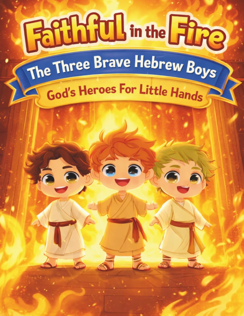 Faith In The Fire: The Three Brave Hebrew Boys: God's Heroes for Little Hands Coloring