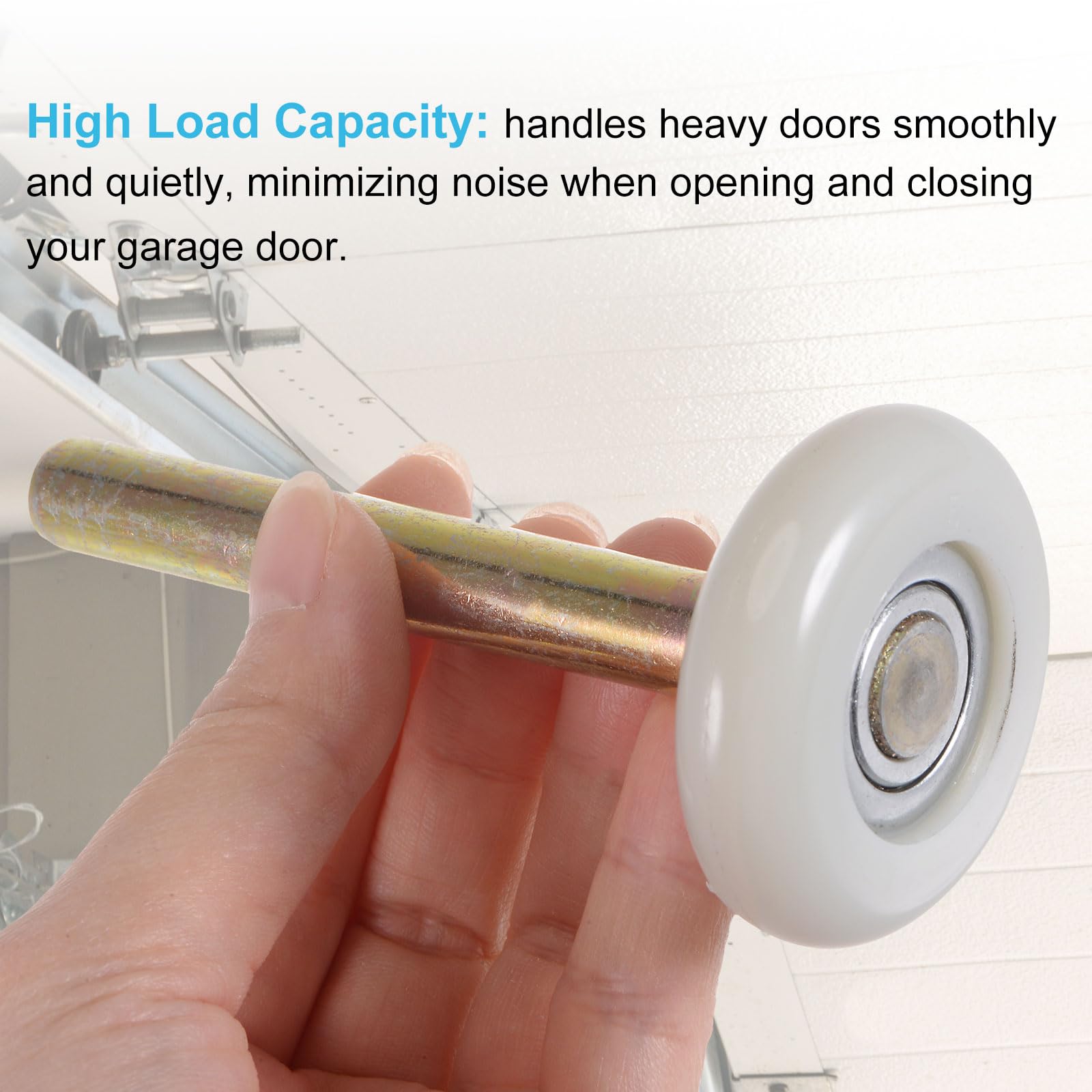 4 Pezzi Di Cuscinetti A Rullo POM 8x26x7 Mm Con Cuscinetto 608RS Per Porte Scorrevoli E Mobili – Silenziosi E Resistenti (bianco)