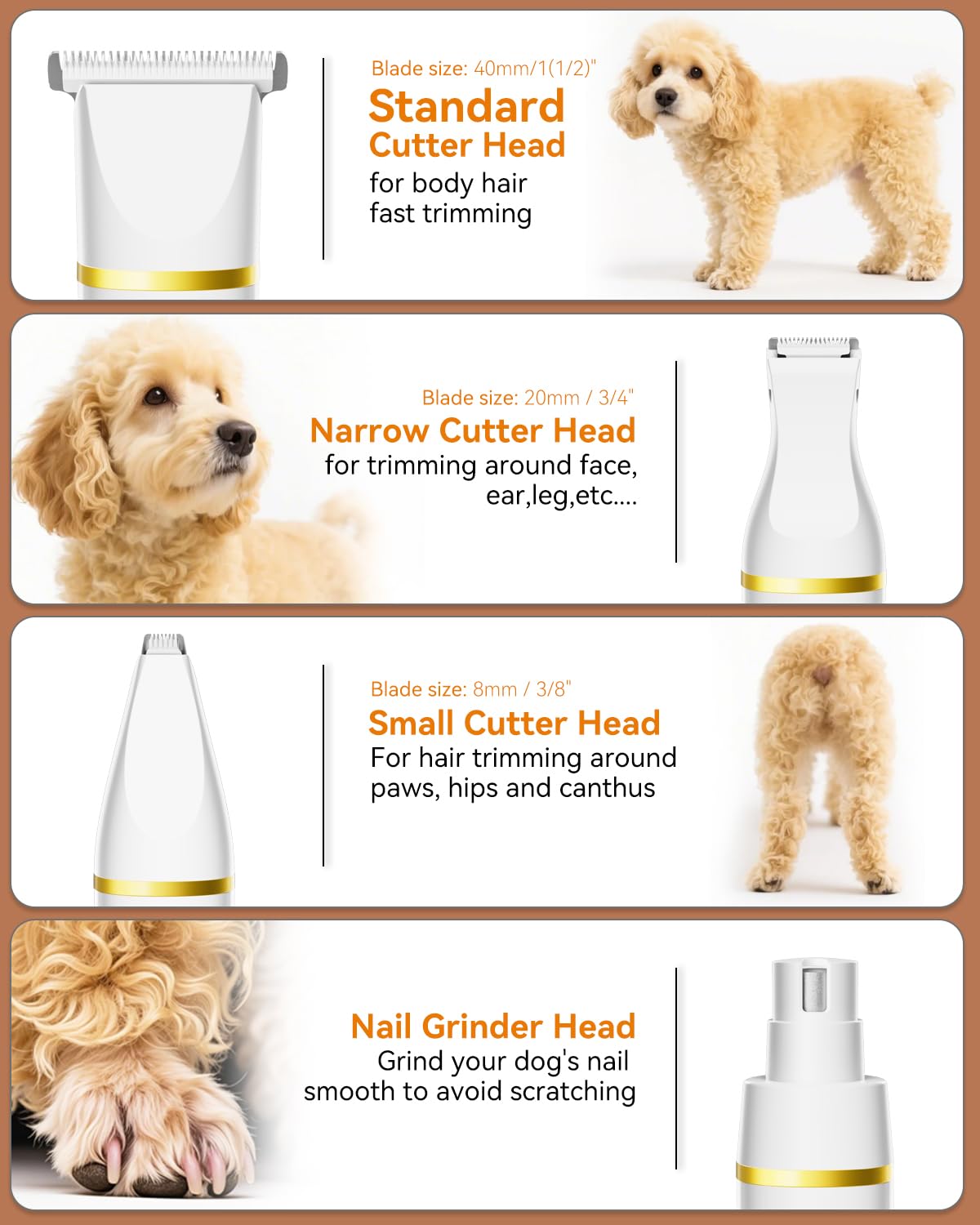 Amazon.co.jp: unibono 犬用グルーミングキット 足トリマー付き