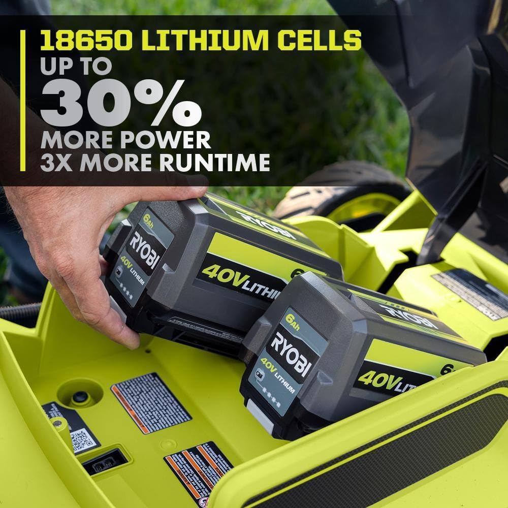 Ryobi 40-Volt Lithium-Ion 6.0 Ah High Capacity Battery - Image 4