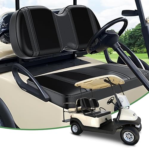T TGBROS Fundas de asiento de carrito de golf para Club Car DS OEM, fundas de asiento ordinarias para carrito de golf, kit de cojín de asiento