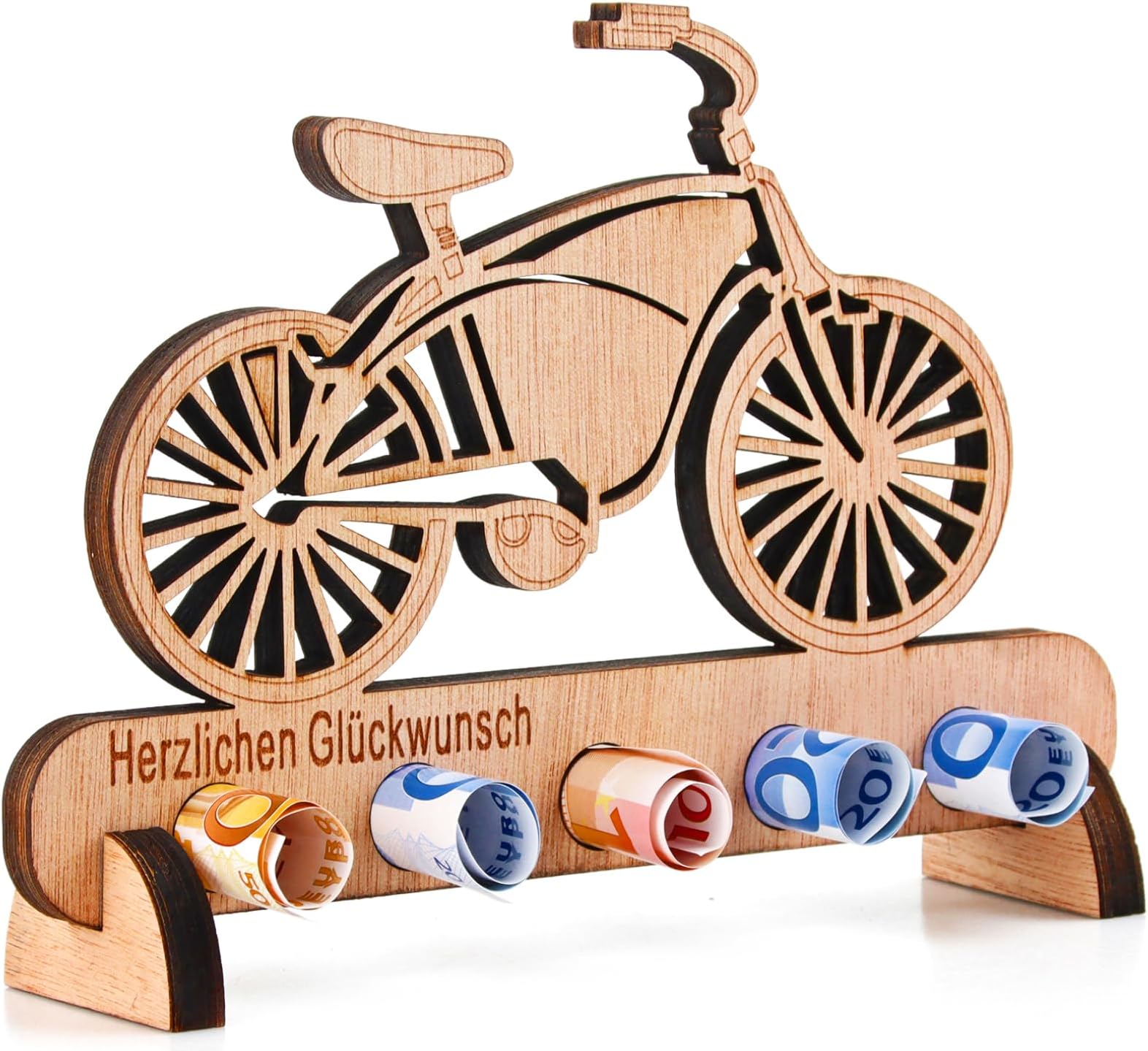 Binggunyo Original Birthday Gifts Made of Wood, Burger Birthday Card, Wooden Birthday Cards in Various Patterns, Wooden Birthday Cards in Various Patterns (zixingche)