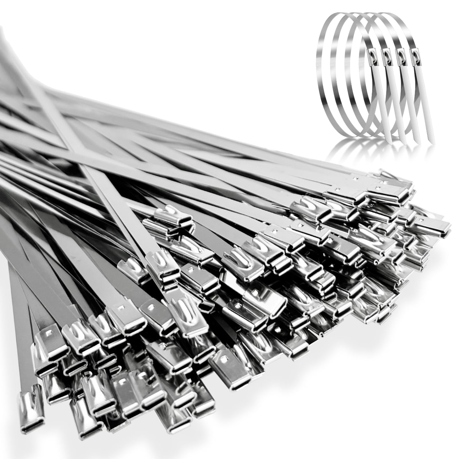 120PCS Metal Cable Ties