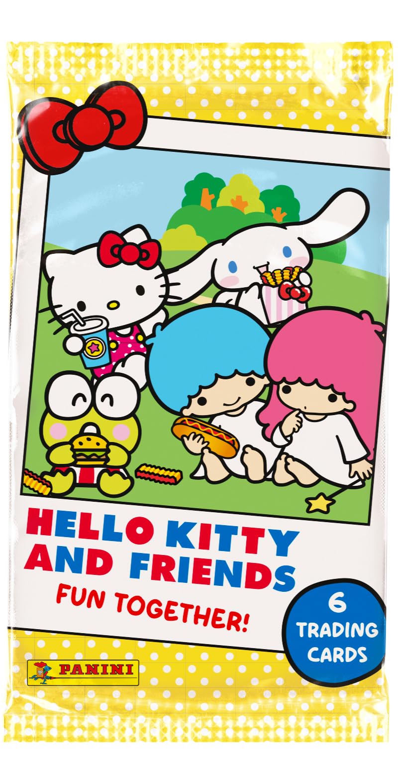 Panini Hello Kitty & Friends Trading Cards - Caja de 24 Fundas