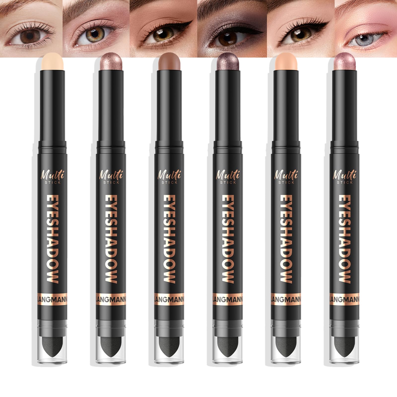 LANGMANNI 8 Color Eyeshadow Stick Set -14