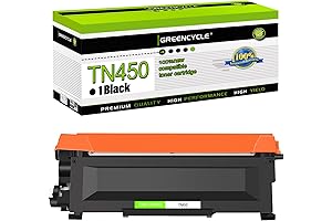 greencycle High Yield Toner Cartridge TN-450 black toner cartridge replacement for use...