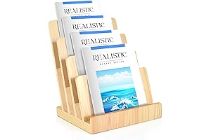 DLUGOPIS 4 Tier Wood Brochure Holder