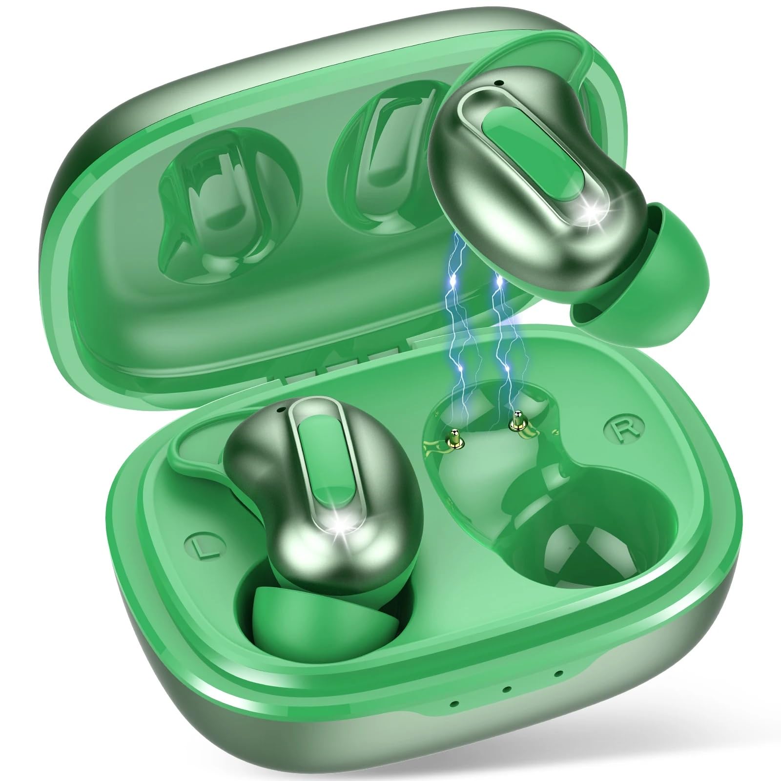 Sleep Earbuds, Mini ANC Wireless Earbuds in Ear, Bluetooth 5.4 Sleep Headphones Design for Side Sleeper, 48H Bass Stereo Earp