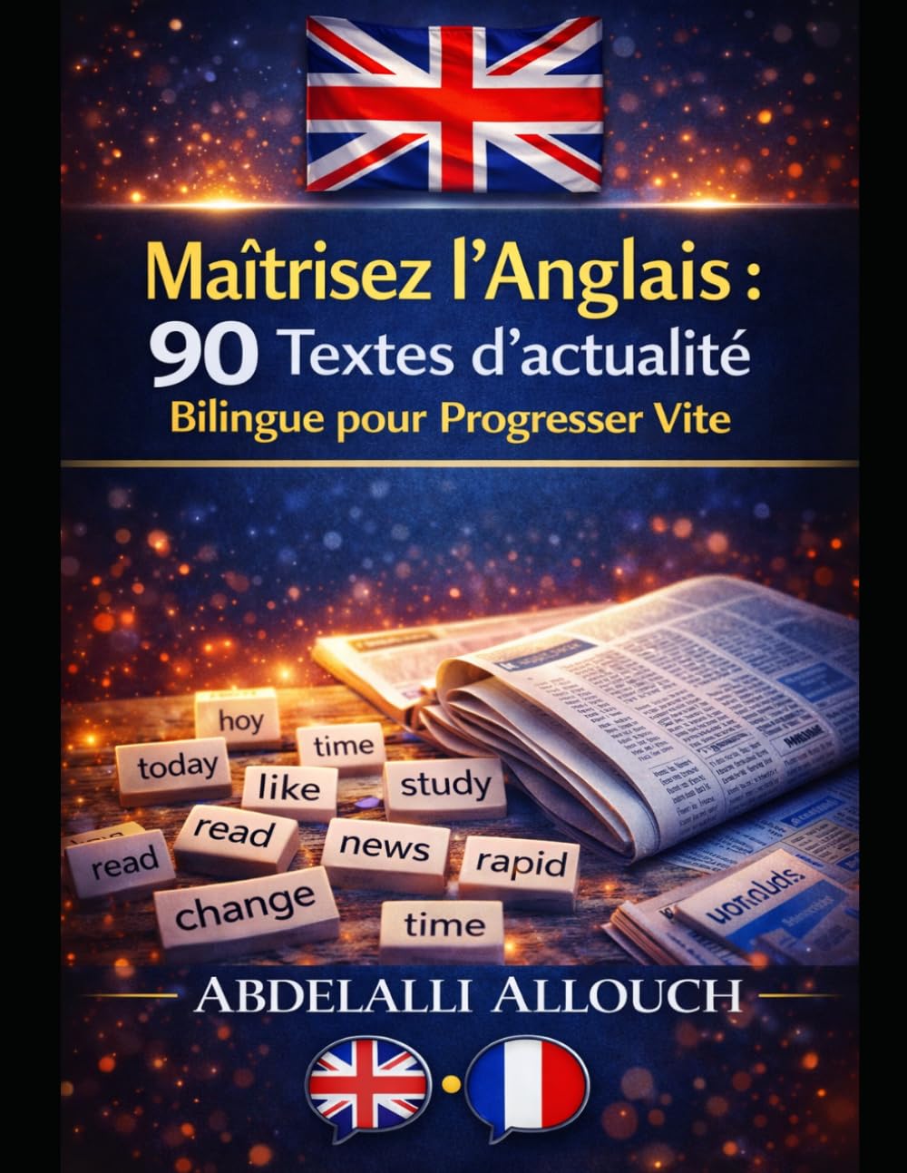 Maîtrisez l'Anglais: 90 Textes d'actualité Bilingue pour Progresser Vite