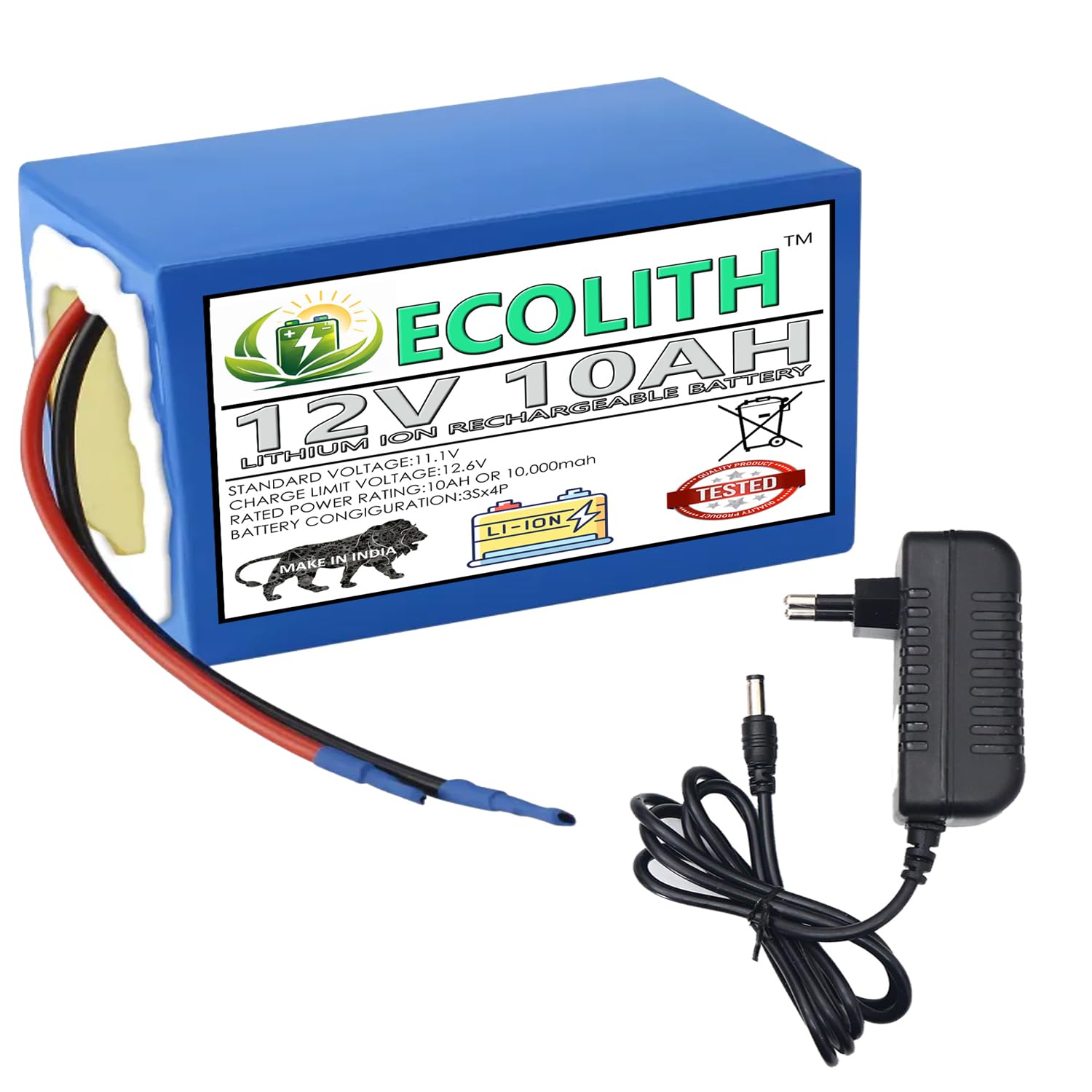 12v 10ah Lithium ion Rechargeable Battery with 20a BMS Protection for Solar Inverter Equipment,Energy Storage Devices, Toys, led lamp,Solar Lantern,and Other Compatible Devices-image-40